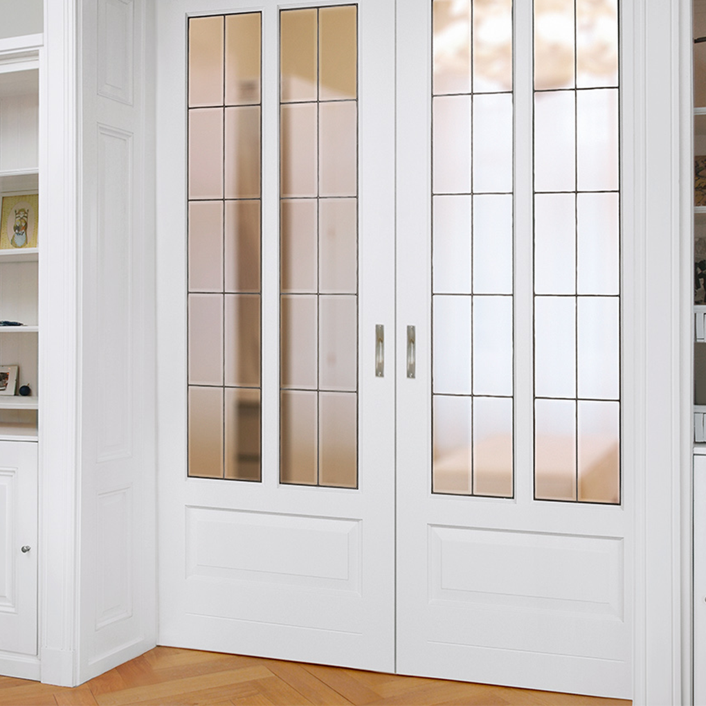 Binnendeur Austria Colour Lux Plus Rouen met geplaatst Glas-in-lood Udine